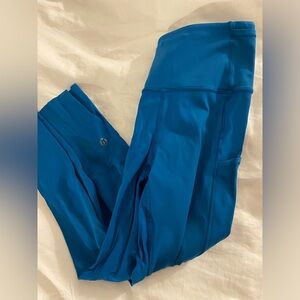 Lululemon fast and free cropped leggings